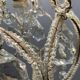 Vintage Crystal Beaded Pendant Light with Murano Glass Drops, Italy