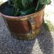Old copper and brass pot cover 20th century