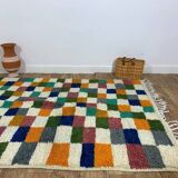 Handcrafted moroccan berber rug 213 x 160 cm