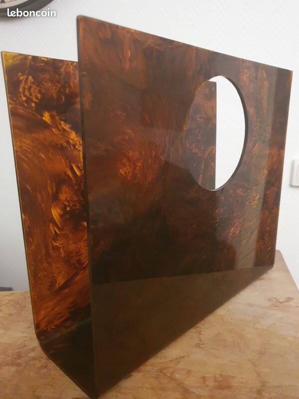 Alpac magazine rack tortoiseshell - Vintage