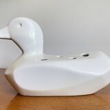 80s ceramic duck flower vase