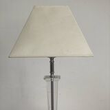 Table lamp in stainless steel and plexiglass from the Le Dauphin brand