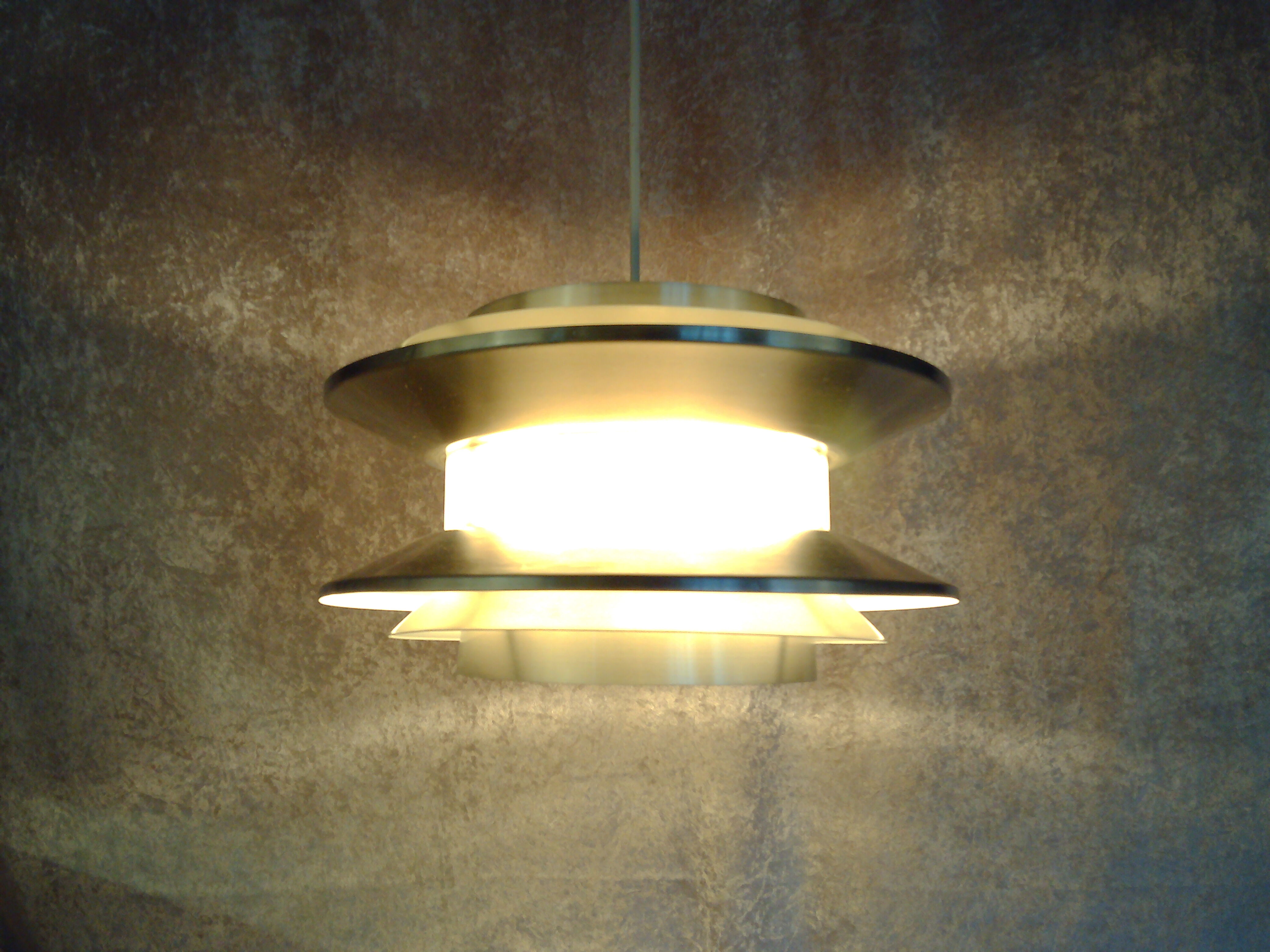 Vintage Trava pendant by Carl Thore for Granhaga Metallindustri. Sweden. 1960/70's