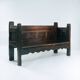 Antique walnut wooden Spanish siesta bench, Spain mid 1700s