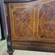 François Linke (1855-1943), marquetry veneered wooden bed in Louis XVI style