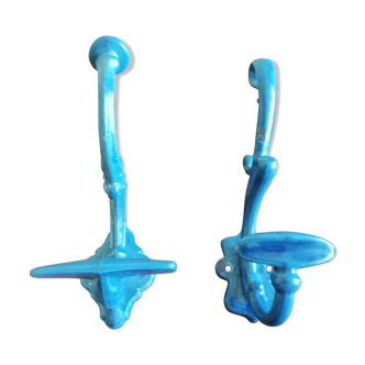 Paire de porte-manteaux art-déco