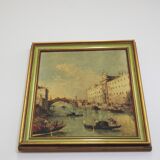 Landscape representing venice, 1960s, set of 2