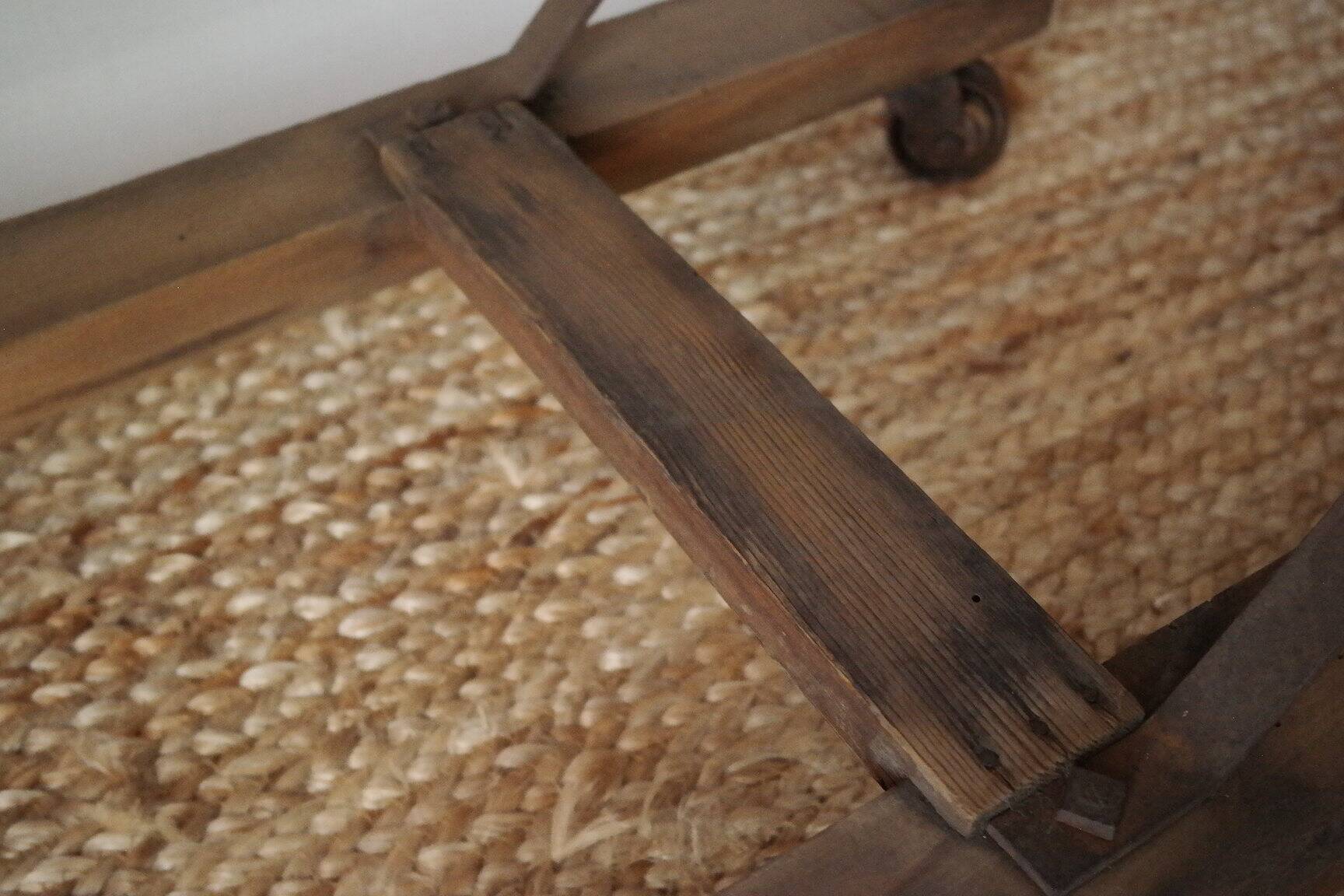 Vintage rolling shelf craft furniture