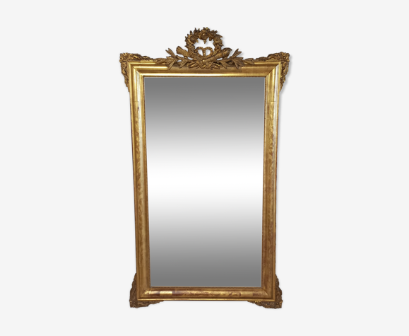 Miroir époque Napoléon III 1m69 x 98 cm