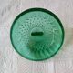 Vintage emerald green glass sugar bowl, Arcoroc France