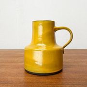 Minimalist carafe vase by BKW Böttger Keramik Wandsbek, Hamburg, Germany, 1960s.