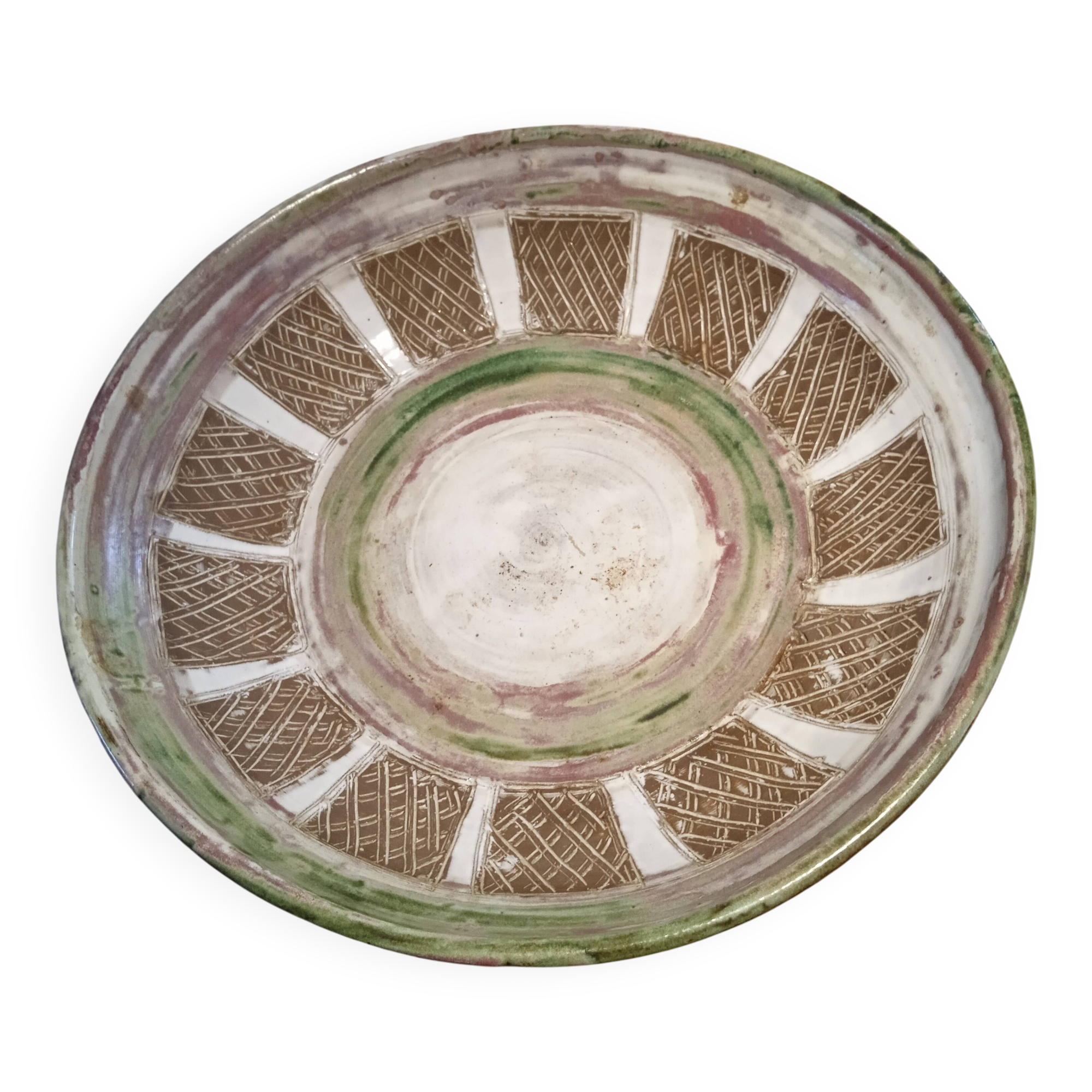 Plate Albert and Pyot Thiry Vallauris