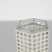 "Skyscraper" vase by Josef Hoffmann for Bieffeplast, Italy, 1980s.