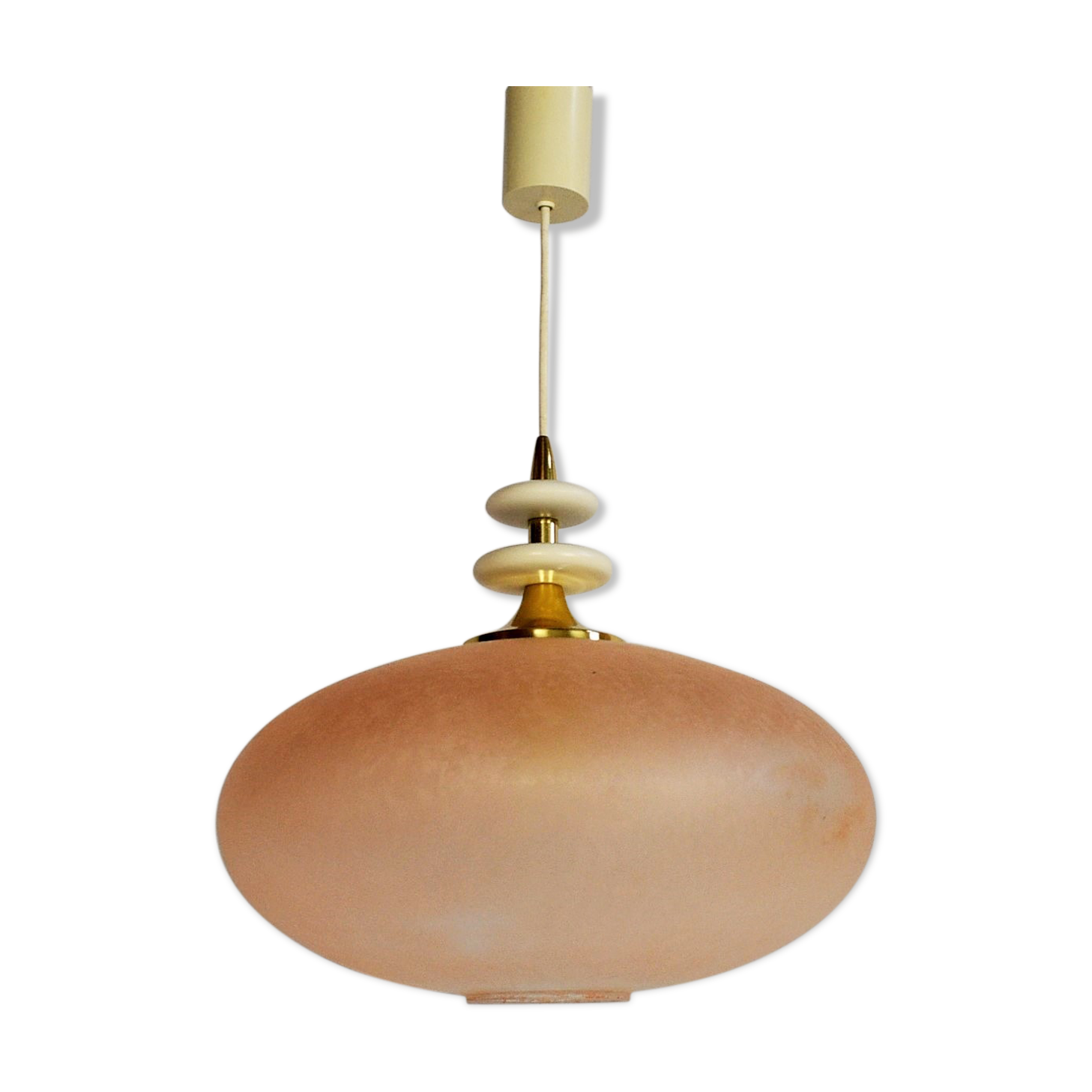 Pendentif en verre du milieu du siècle, années 1960, Allemagne