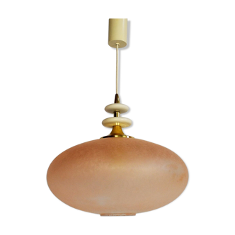 Mid-Century Glass Pendant, 1960's, Germany