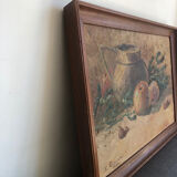 Still life with apples