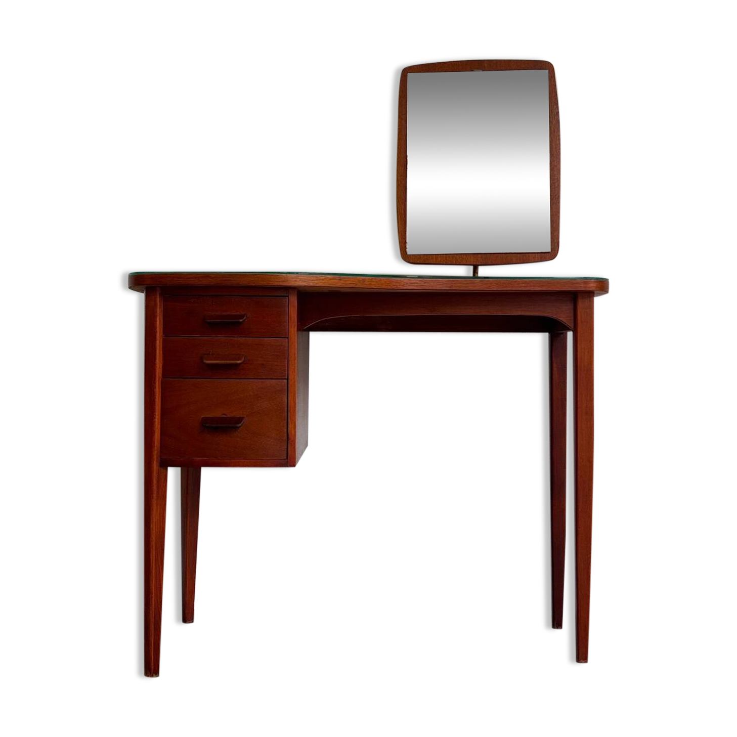 Vintage Danish vanity teak