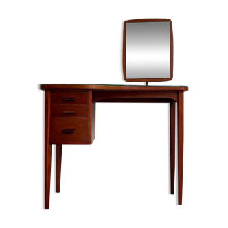 Vintage Danish vanity teak