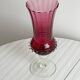 Translucent glass vase on a stand