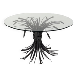 Coffee table with ears of wheat, "Coco Chanel" by Goossens, Circa 1970