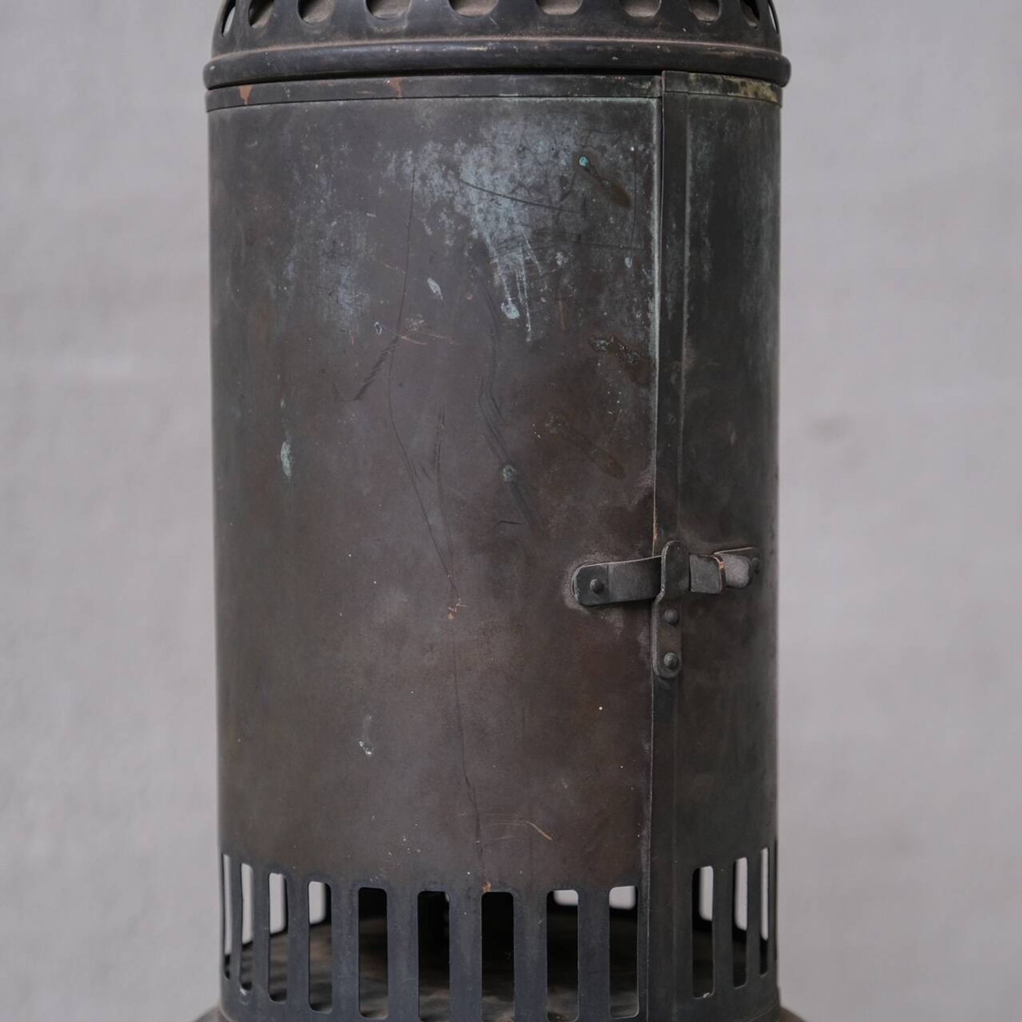 Suspension antique xxl métal et verre