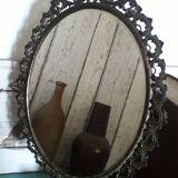 Vintage metal table mirror  29x50cm