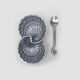Shell-shaped metal salt shaker
