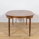 Ensemble table de salle à manger et chaises du milieu du siècle en teck par Hans Olsen pour Frem Røjle.