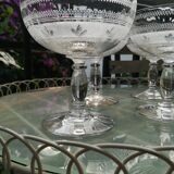 Old champagne glasses