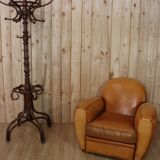 Vintage leather club chair