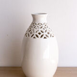 White ceramic vase
