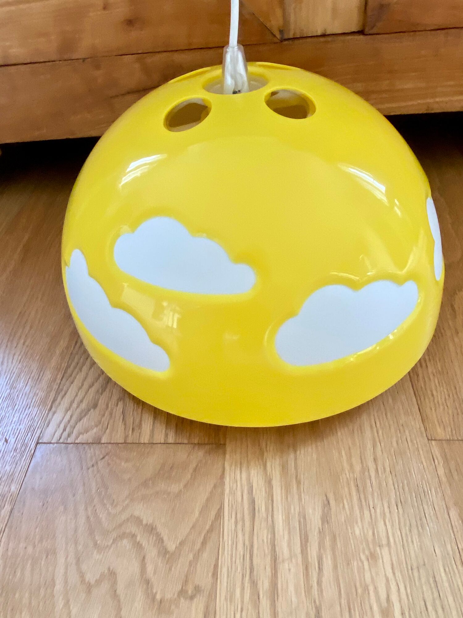 Luminaire suspension cloud skojig ikea yellow design henri preutz