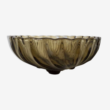 Salad Bowl, old Cup in smoked glass