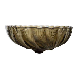 Salad Bowl, old Cup in smoked glass