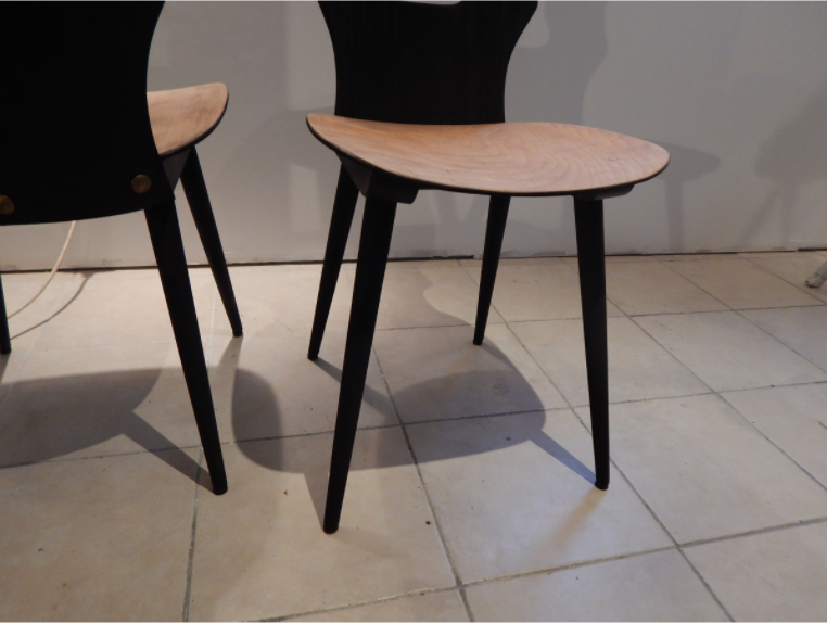 Pair of Chairs Baumann gentian model