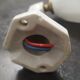Wall lamp old white porcelain bathroom art deco 1930 opaline tulip
