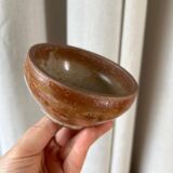 7 old stoneware bowls