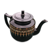 Théière en porcelaine noire Victoria England
