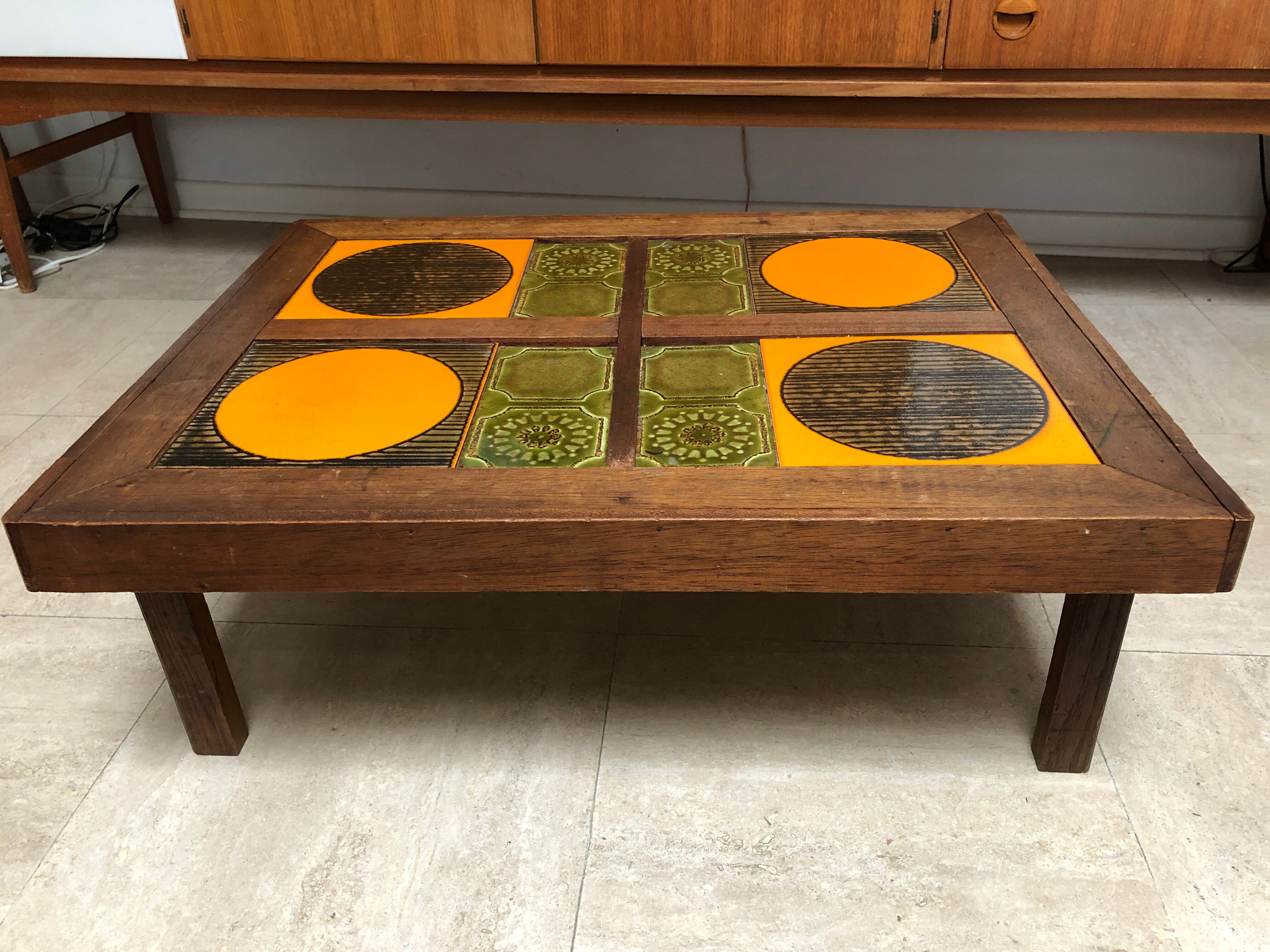 Tiled coffee table, 1970