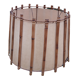 Rattan floor lamp