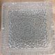 Square Holophane wall light in cut glass, 1960s.