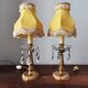 Paire de lampes classique vintage 1950