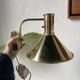 Pair of Hovik Lys brass wall lights Jonas Hidle Denmark