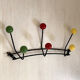 Vintage wall coat rack 60's