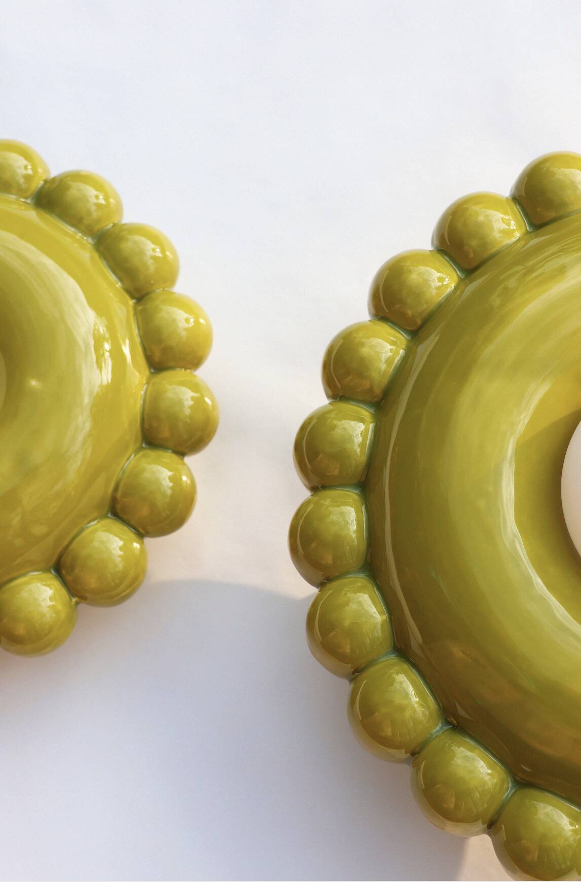 Luna Tall Lichen Green Wall Lamp