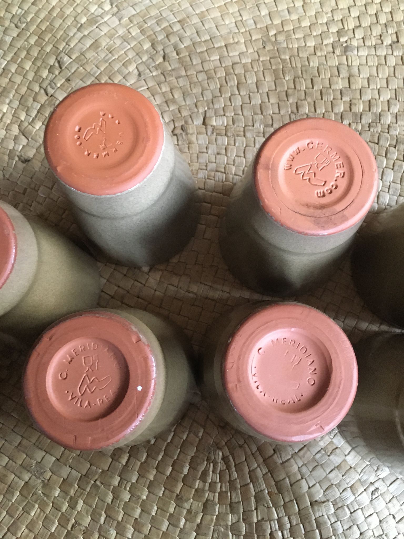 Série de 10 tasses