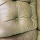 Supercomfy Scandinavian Rybo Rykken Olivegreen Leather 2-Seater Ry-Wing