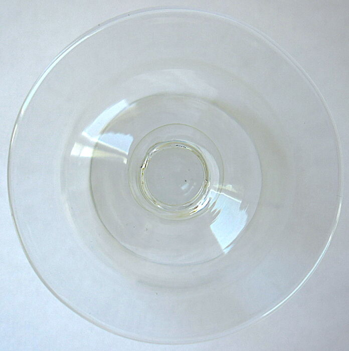 Suite of six glasses with alcohol, shape "cognac", in crystal