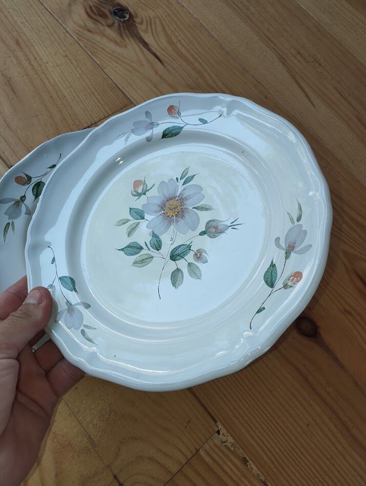 5 assiettes à dessert Saint-Amand – modèle Norelle