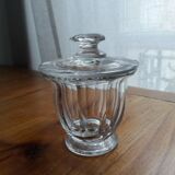 Jam pot covered in ancient Baccarat crystal